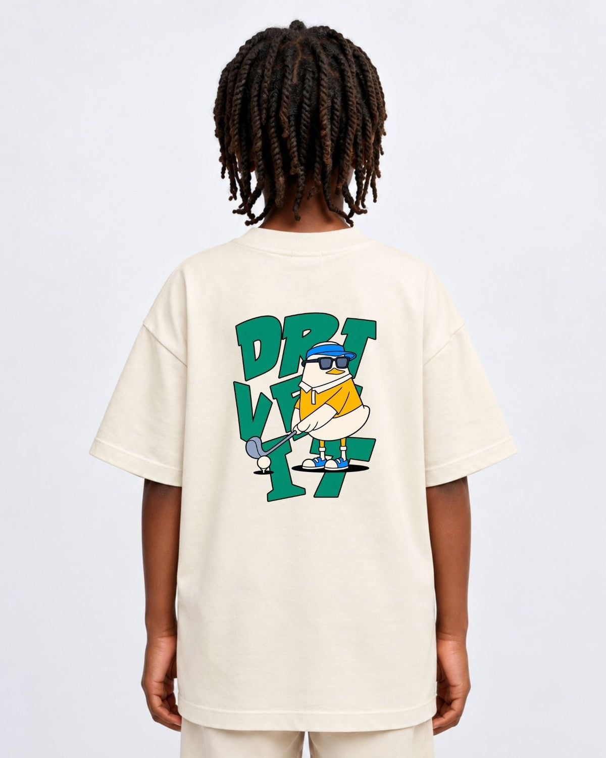 Camiseta Oversized Infantil “DUCK GOLF”