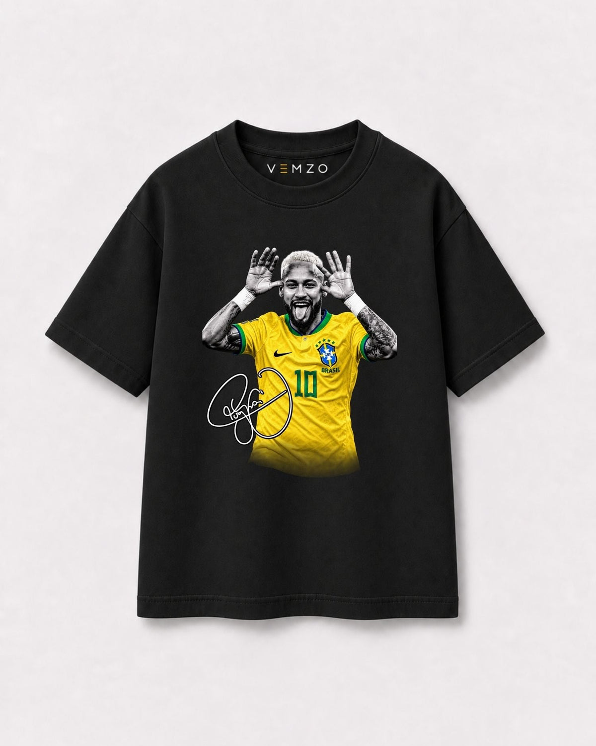 Camiseta Oversized Infantil “NEYMAR SELEÇÃO BRASILEIRA”