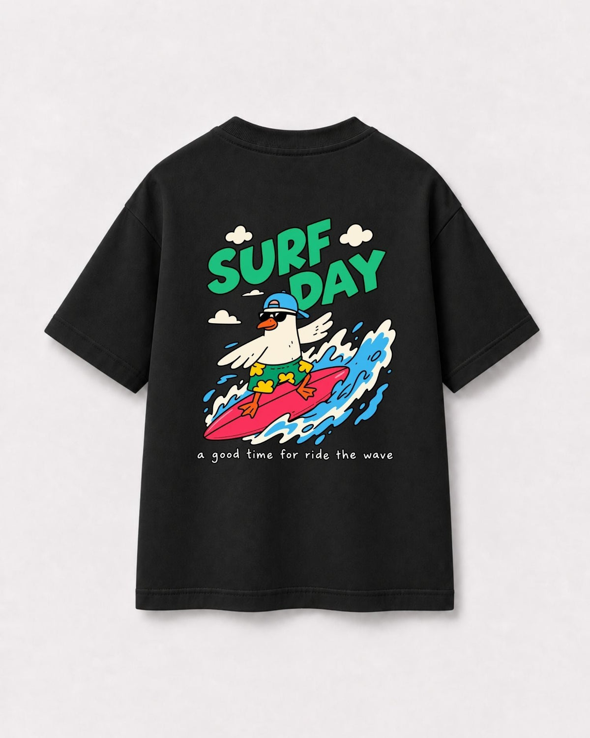 Camiseta Oversized Infantil “SURF DAY”