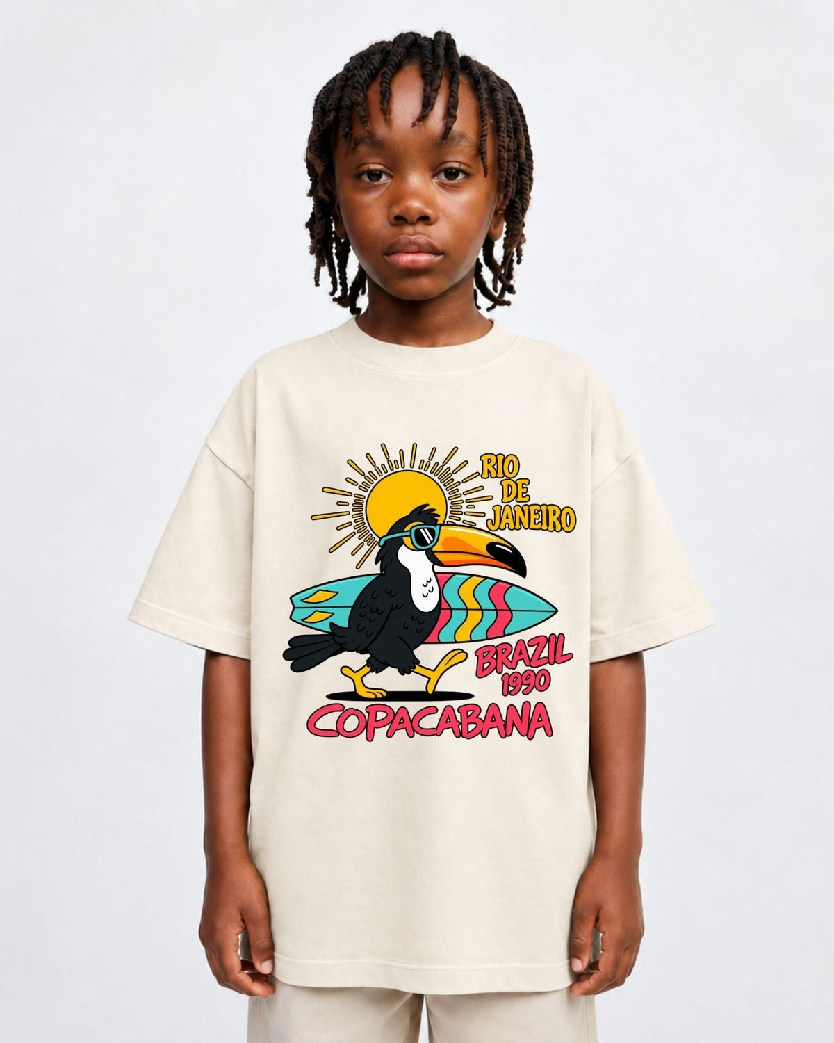 Camiseta Oversized Infantil “COPACABANA”