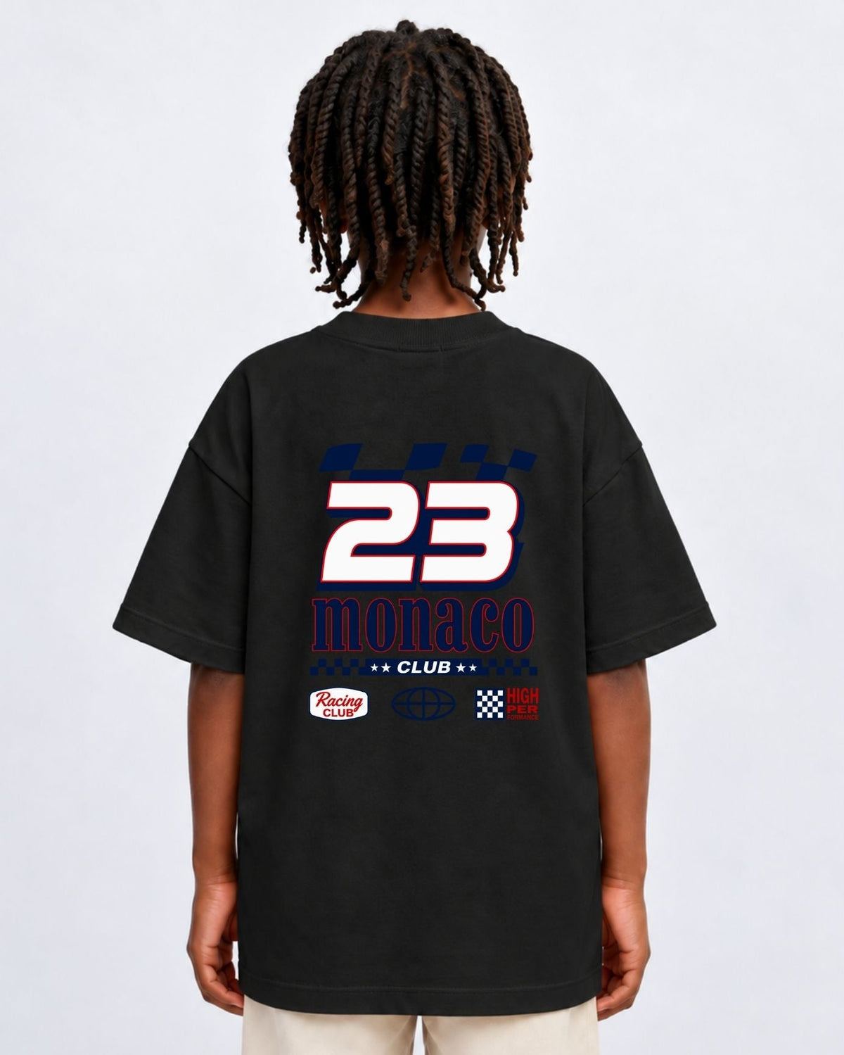 Camiseta Oversized Infantil “MÔNACO”