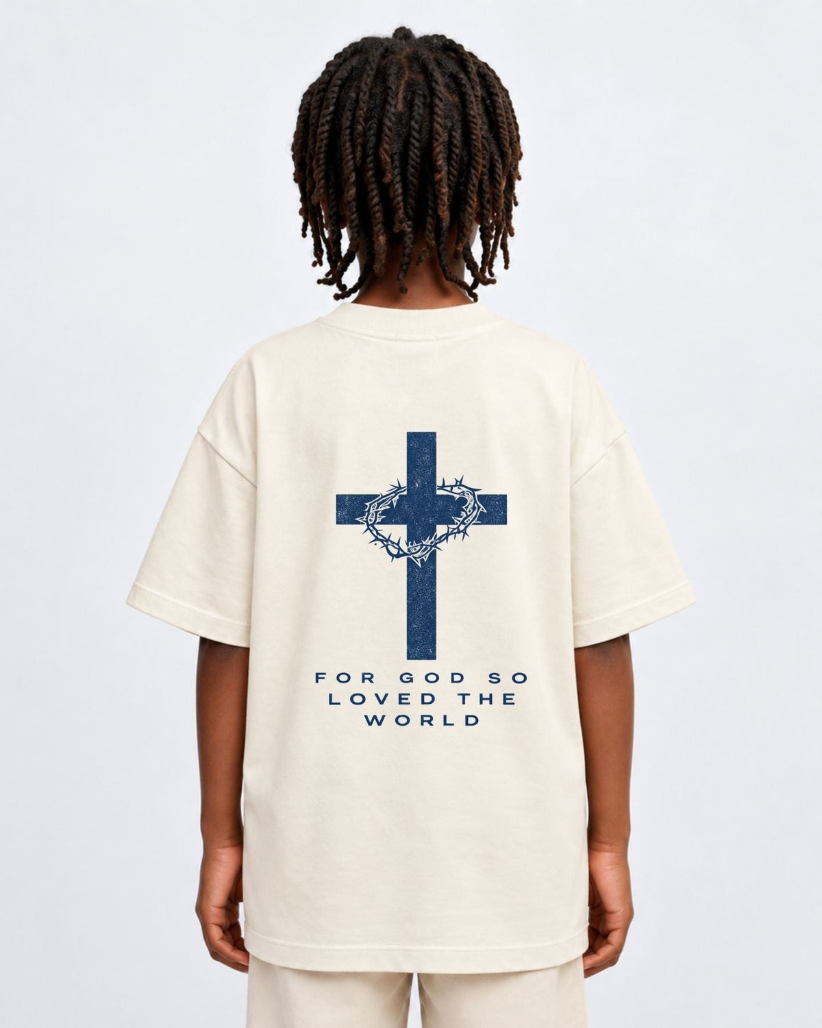 Camiseta Oversized Infantil “CRUZ E COROA”