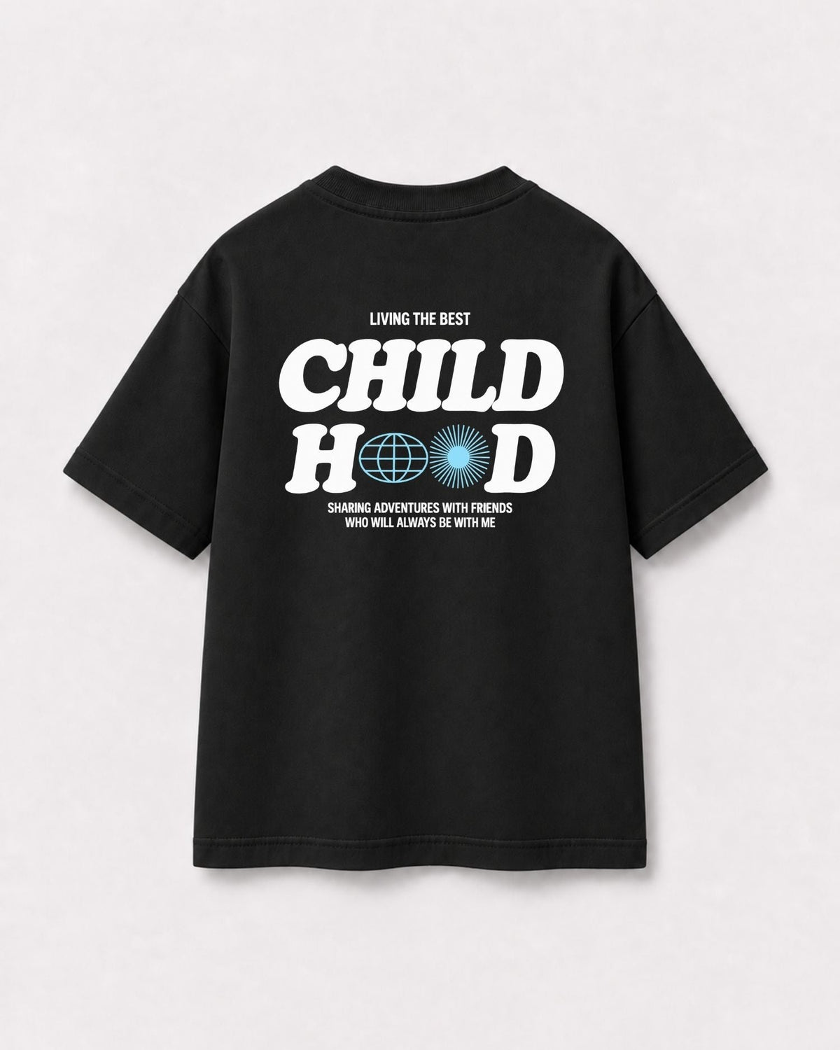 Camiseta Oversized Infantil "CHILD HOOD"