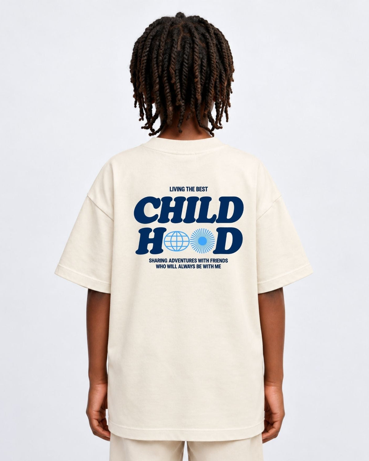 Camiseta Oversized Infantil "CHILD HOOD"