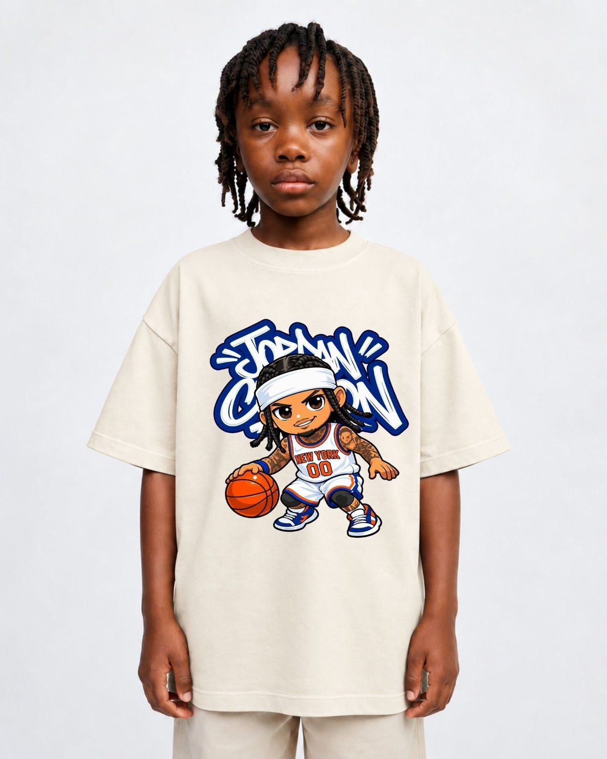 Camiseta Oversized Infantil “BASKETBALL”