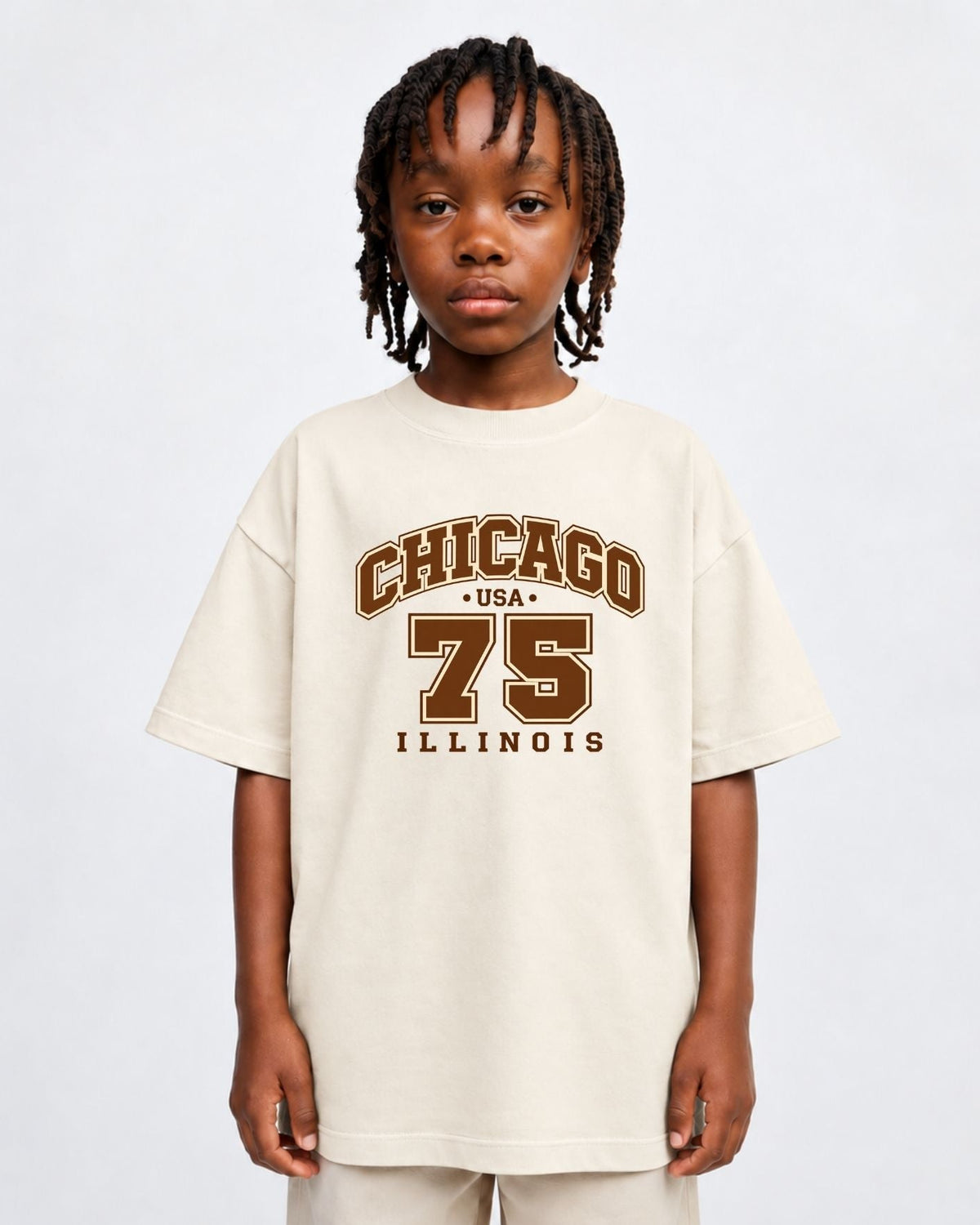 Camiseta Oversized Infantil “CHICAGO”
