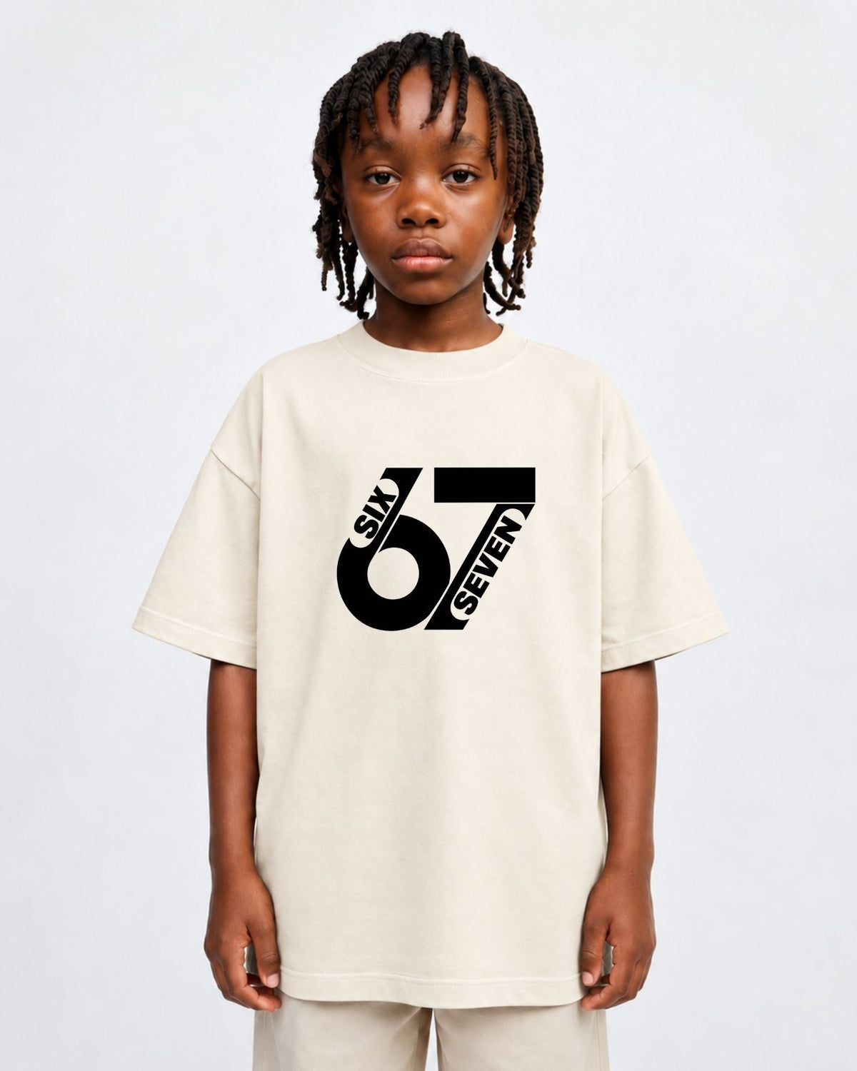 Camiseta Oversized Infantil “SIX SEVEN”