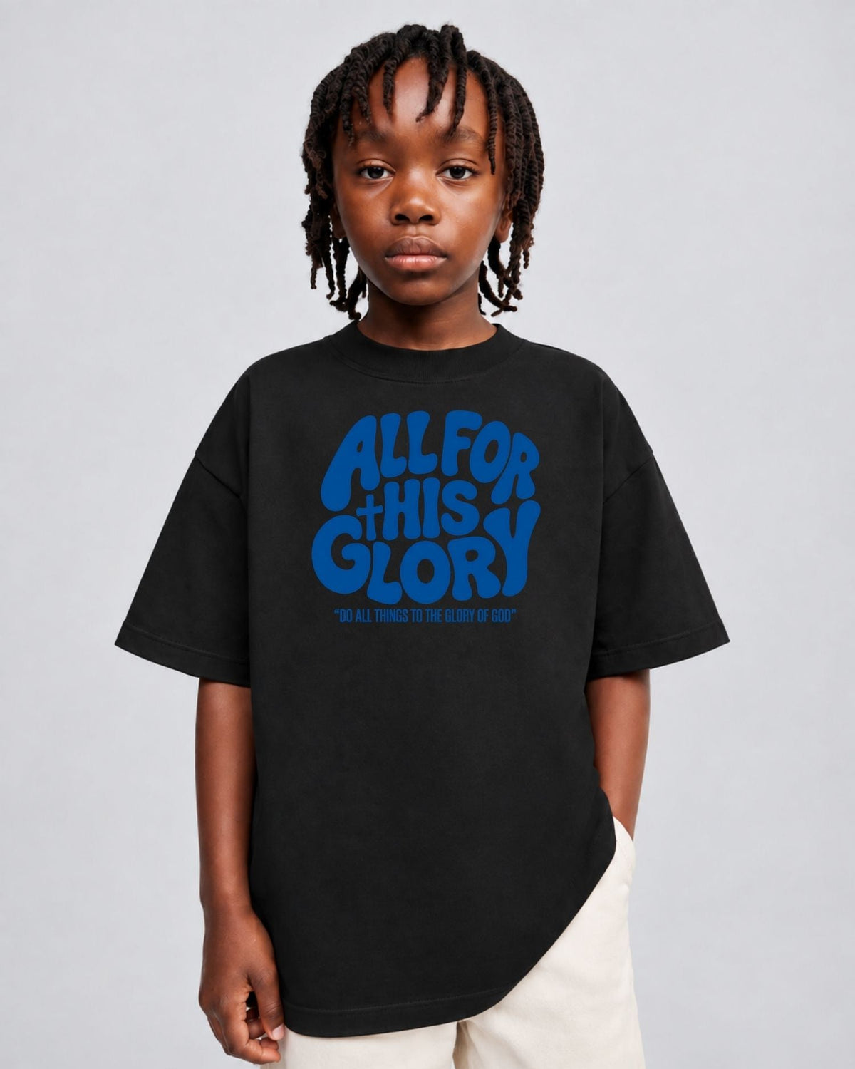 Camiseta Oversized Infantil “ALLFOR THIS GLORY”