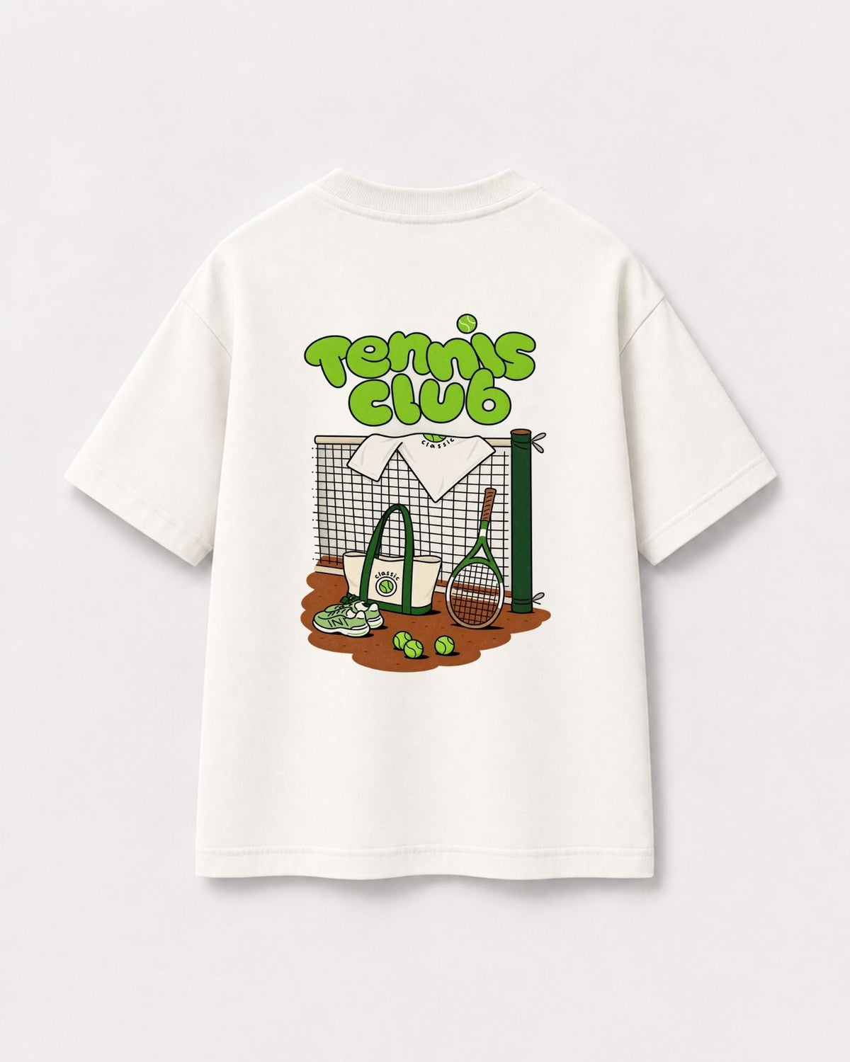 Camiseta Oversized Infantil “TENNIS CLUB”