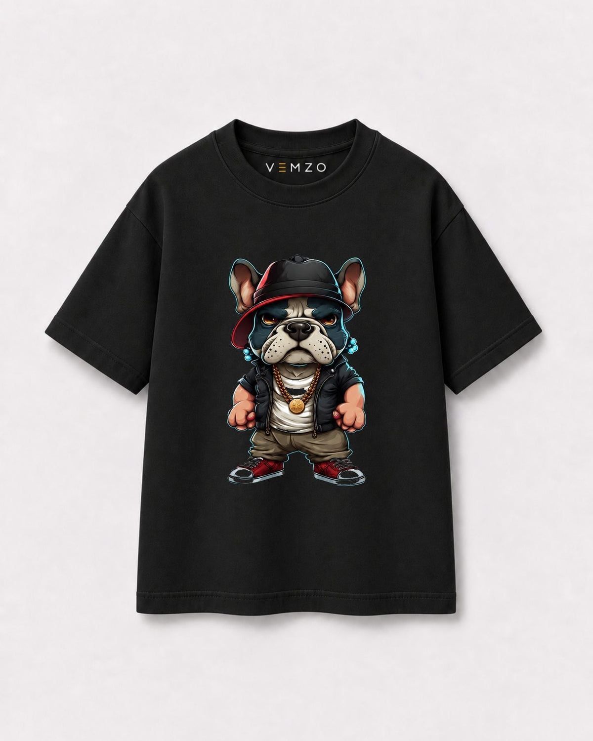 Camiseta Oversized Infantil “BULLDOG”