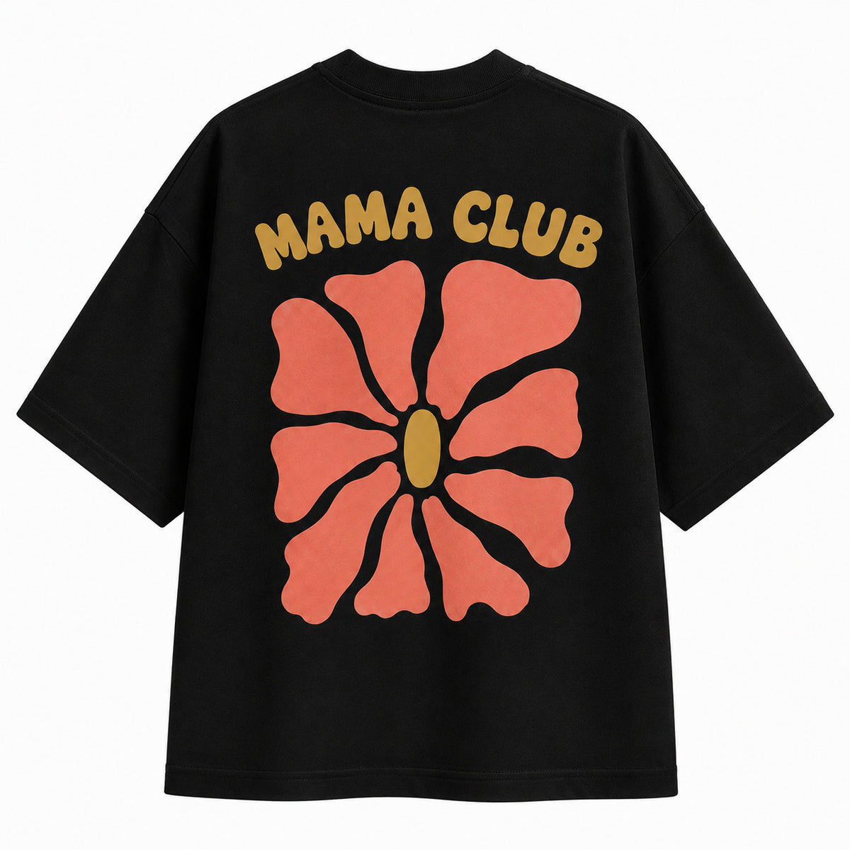 Kit 2 Camisetas Oversized Infantil e Adulta “MAMA CLUB E MINI CLUB”