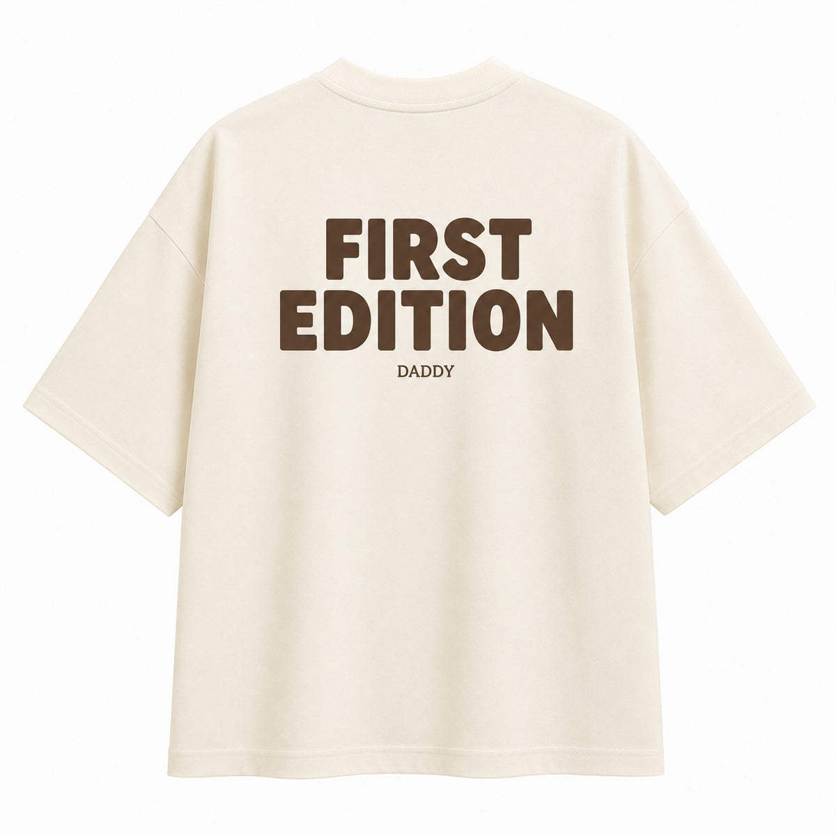 Kit 2 Camisetas Oversized Infantil e Adulta “FIRST EDITION E NEW DROP”