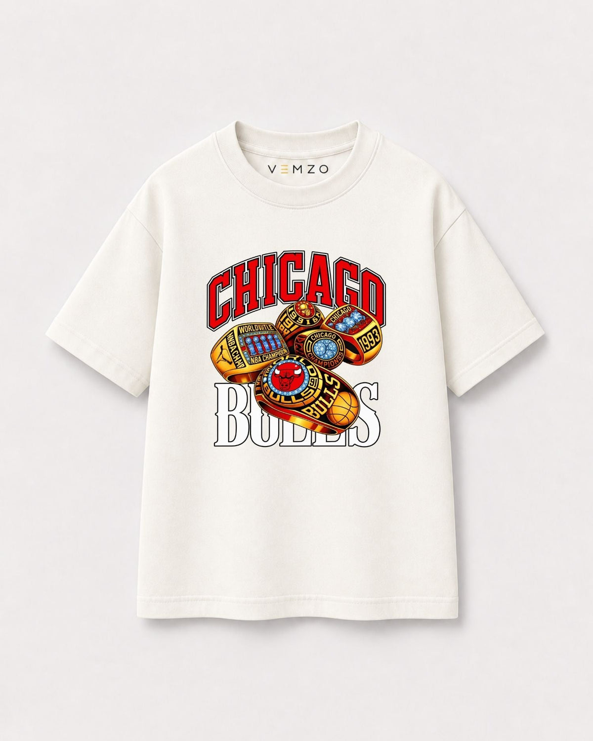 Camiseta Oversized Infantil “CHICAGO BULLS”