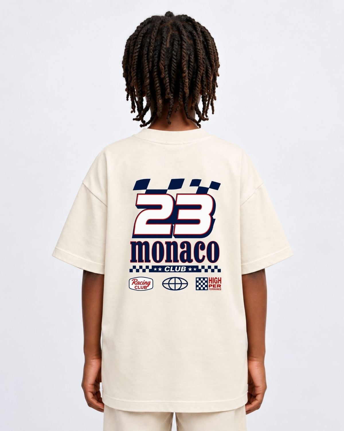 Camiseta Oversized Infantil “MÔNACO”
