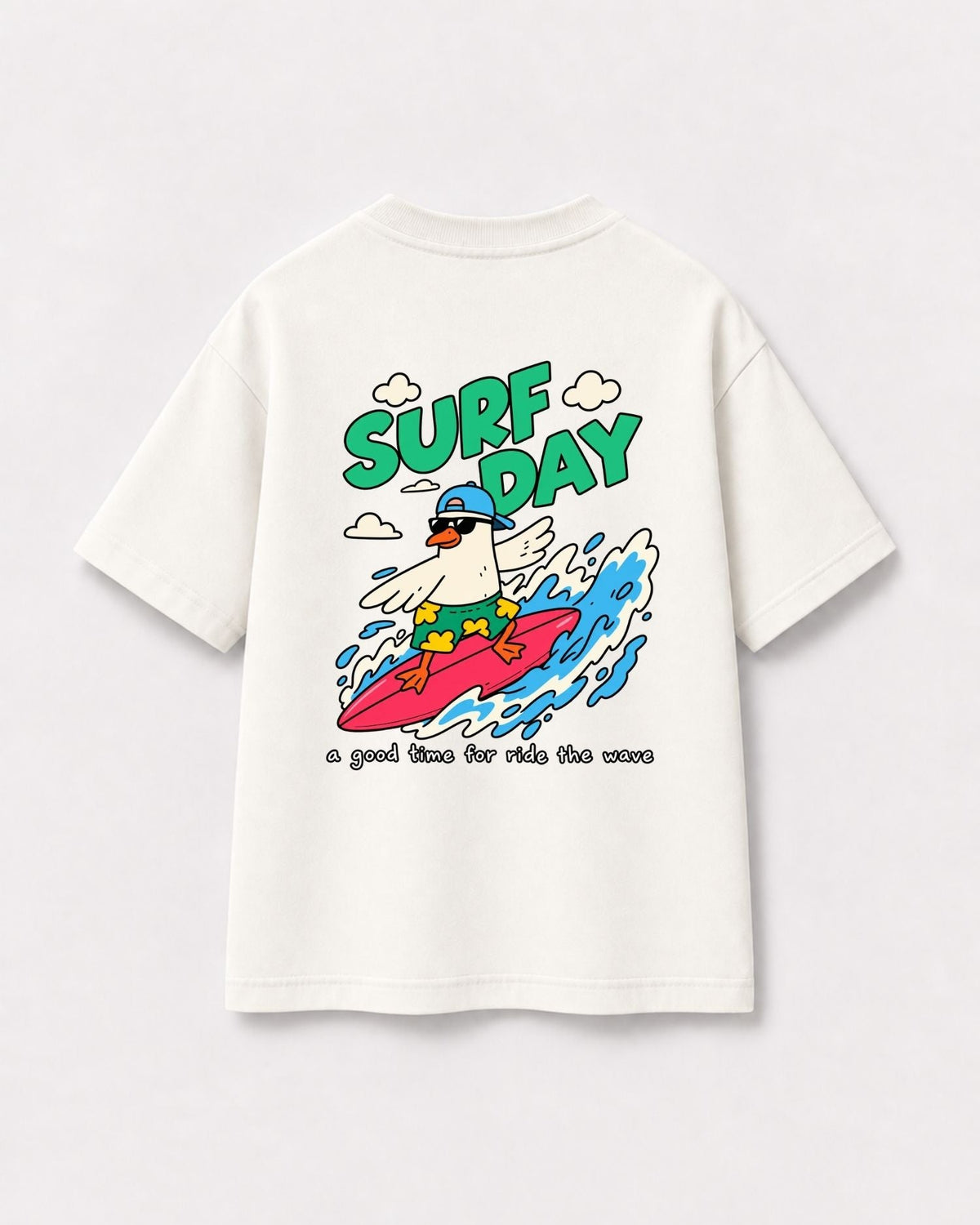 Camiseta Oversized Infantil “SURF DAY”