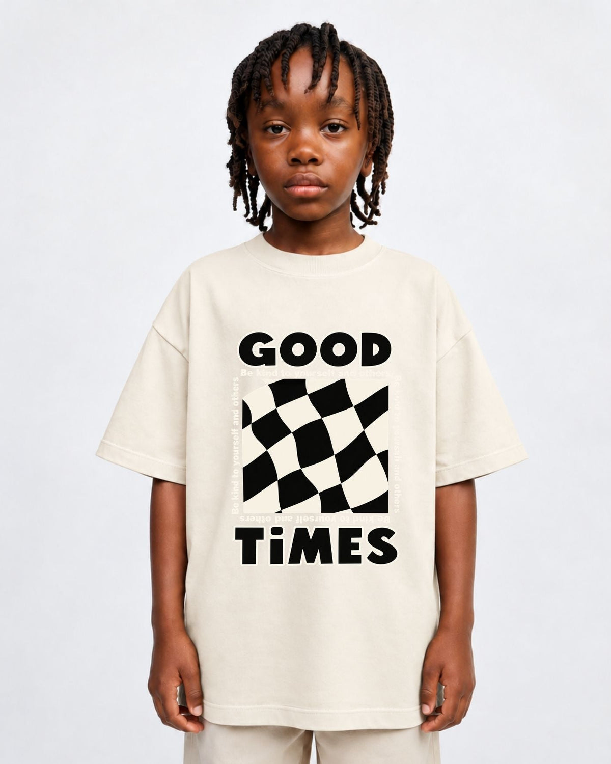 Camiseta Oversized Infantil “GOOD TIMES”