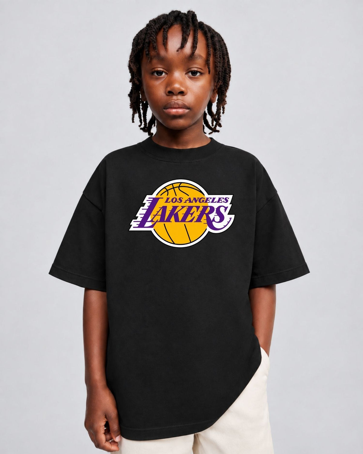 Camiseta Oversized Infantil “LAKERS”