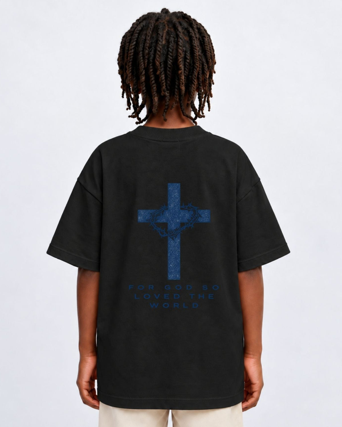 Camiseta Oversized Infantil “CRUZ E COROA”
