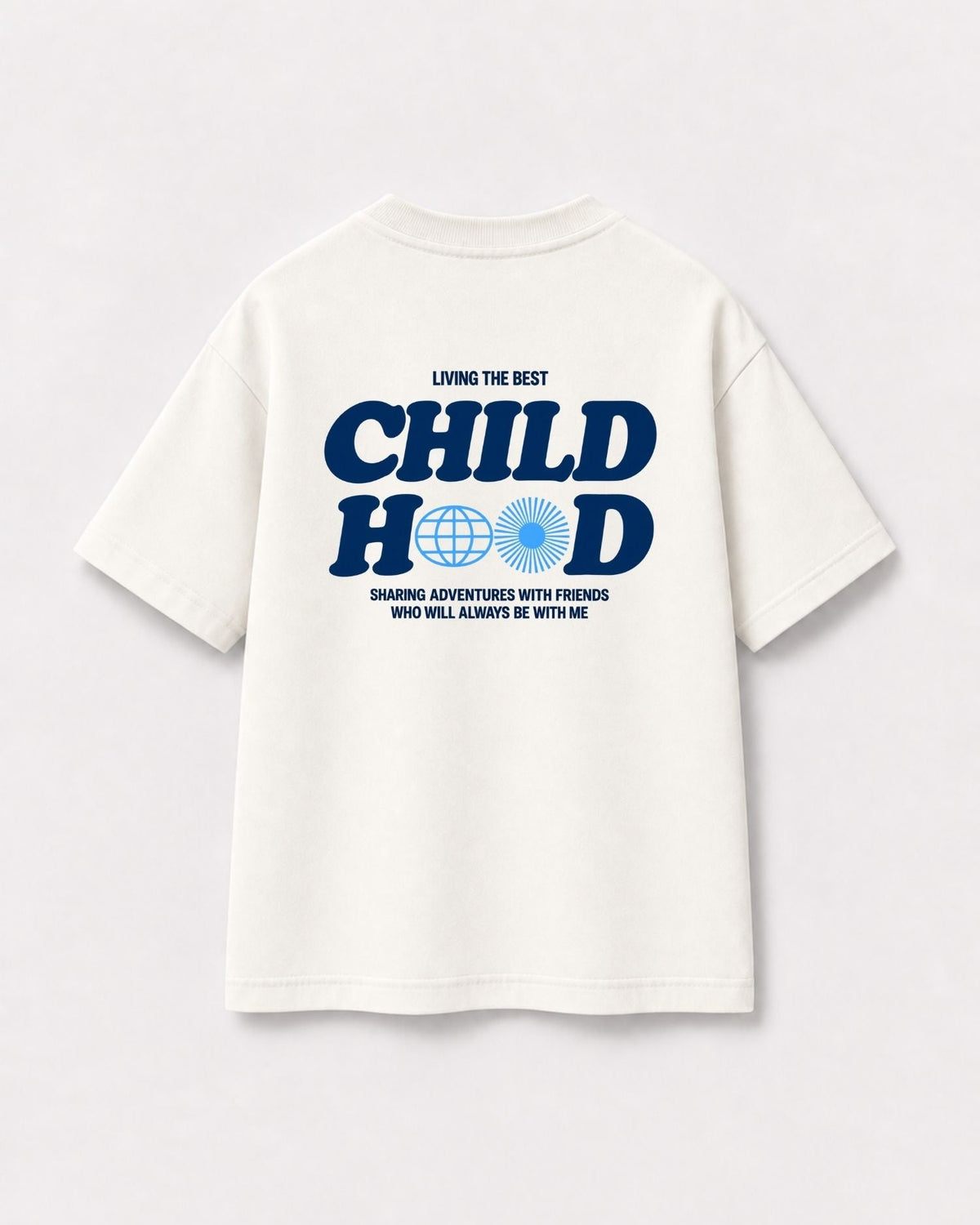 Camiseta Oversized Infantil "CHILD HOOD"