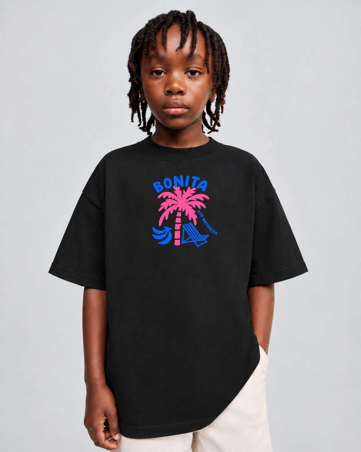 Camiseta Oversized Infantil “BONITA”