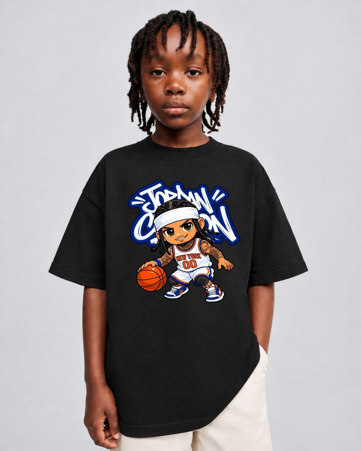 Camiseta Oversized Infantil “BASKETBALL”