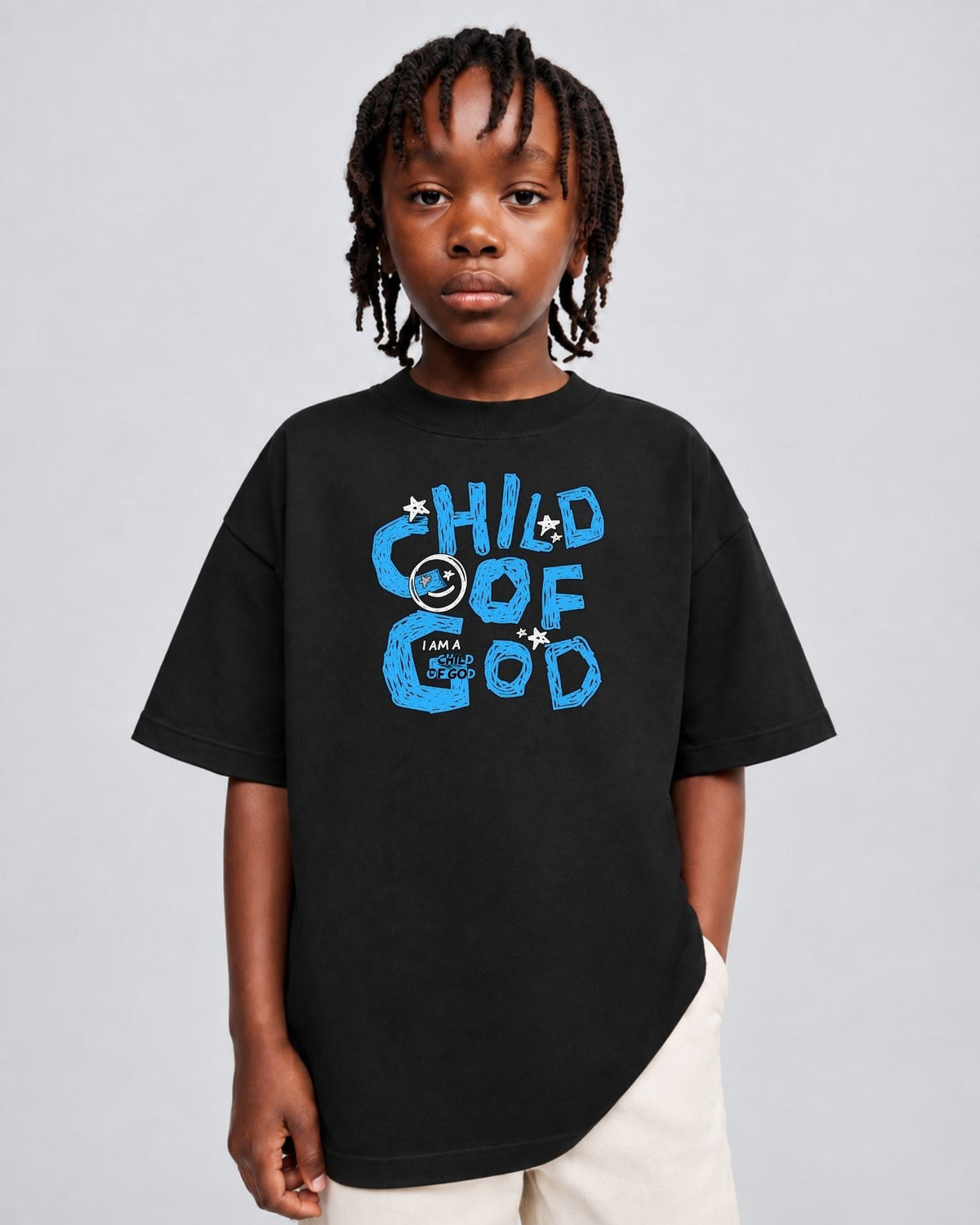 Camiseta Oversized Infantil “CHILD OF GOD”