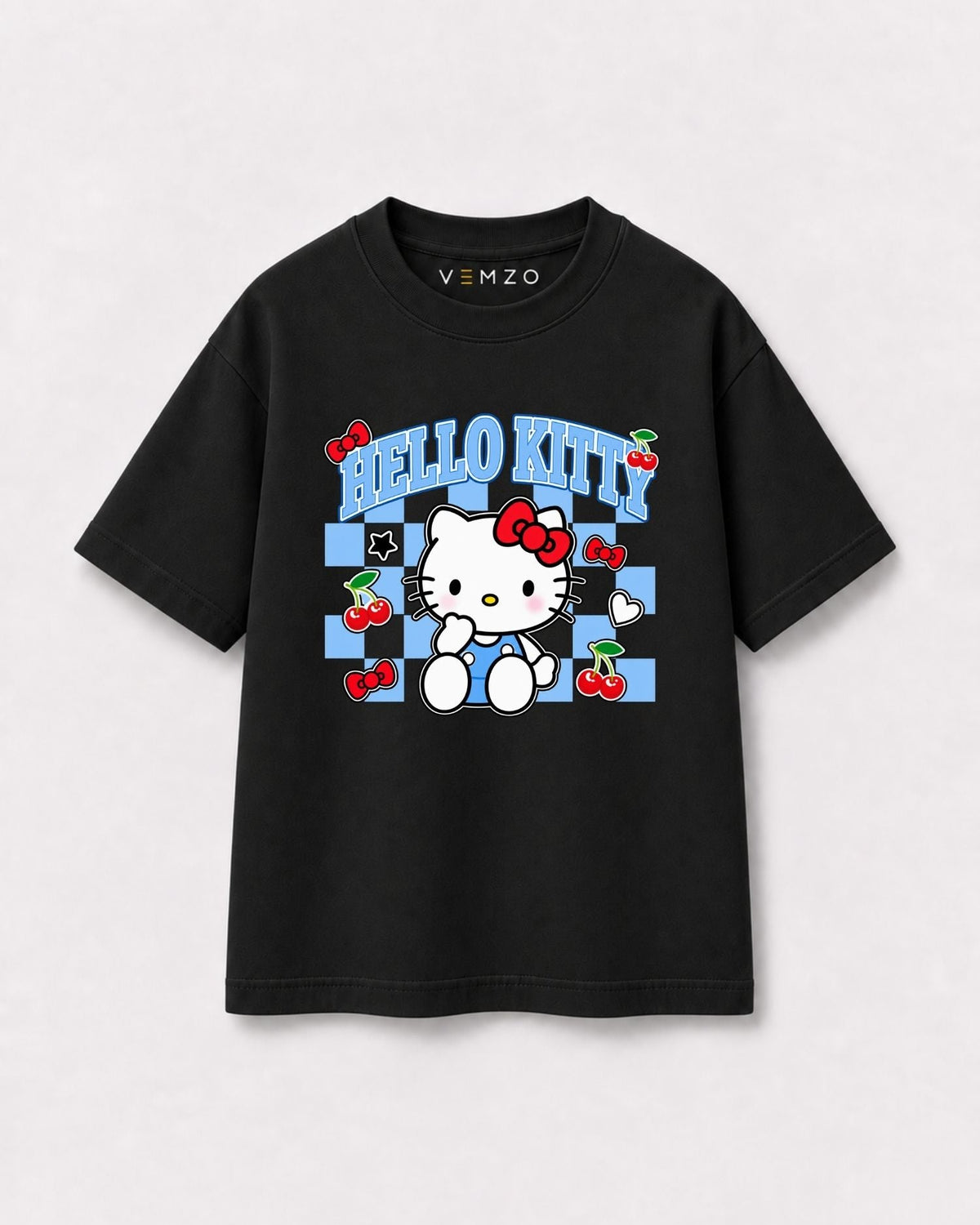 Camiseta Oversized Infantil “HELLO KITTY”