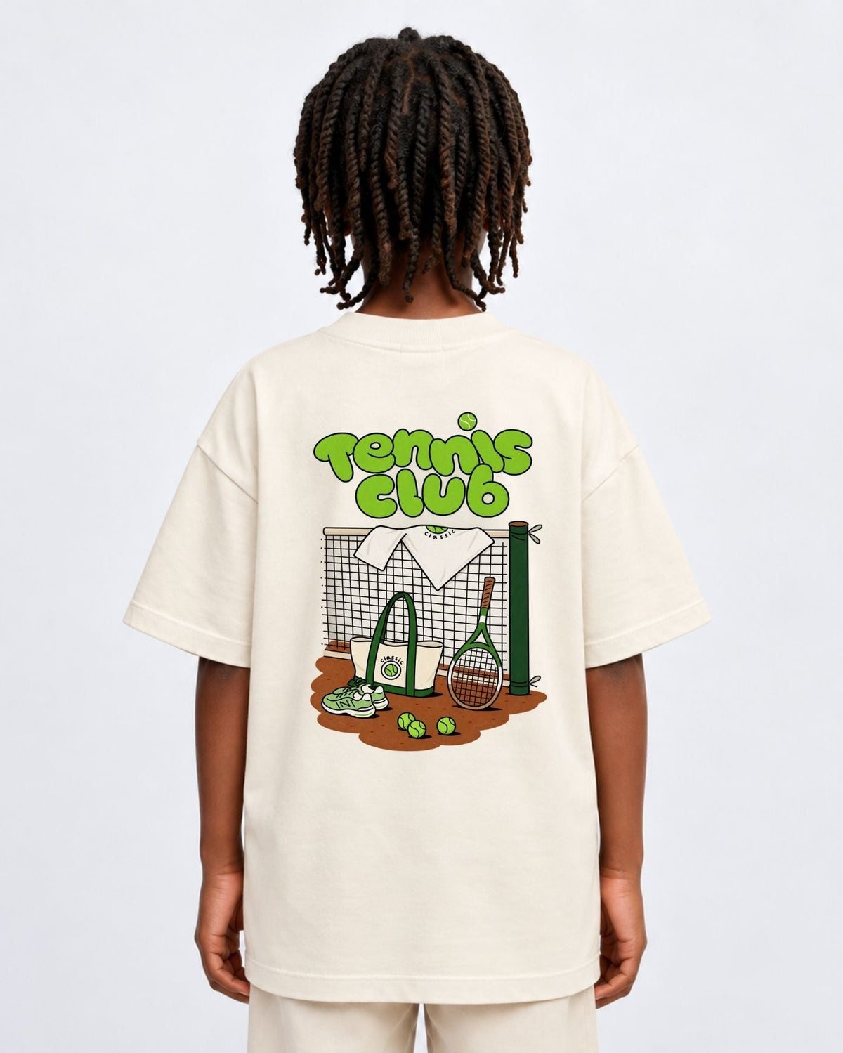 Camiseta Oversized Infantil “TENNIS CLUB”