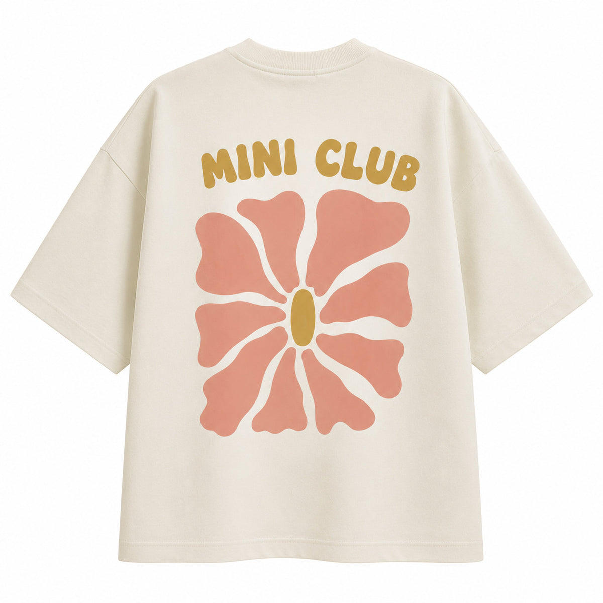 Kit 2 Camisetas Oversized Infantil e Adulta “MAMA CLUB E MINI CLUB”